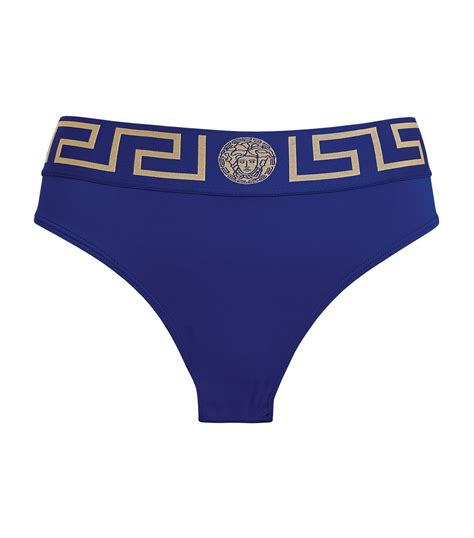 versace blue bikini|versace greca bikini bottoms.